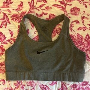 Gray Nike Dri-Fit Sports Bra